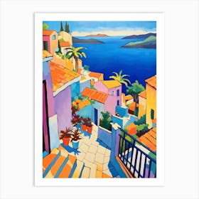 Dubrovnik Croatia 2 Fauvist Painting Art Print