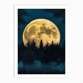 Full Moon 17 Art Print