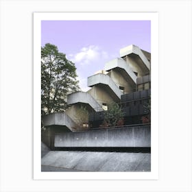 Stairs At Institute Of Education Art Print