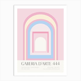 Galleria D'Arte 444 Geometric Arches 1 Art Print