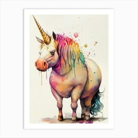 Unicorn Painting Art Print