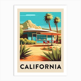 Vintage Travel Poster California 4 Art Print