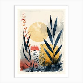 A Beautiful Illustration of Boho style 10 Art Print