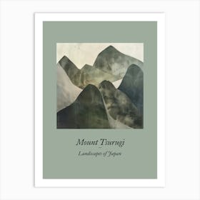 Landscapes Of Japan Mount Tsurugi Art Print