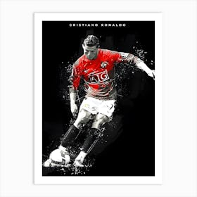 Cristiano Ronaldo Manchester United 1 Art Print