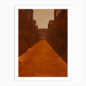 Saturn - Red Planet Art Print