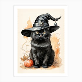 Witch Cat 1 Art Print