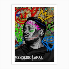 Pop Art Kendrick Lamar Art Print