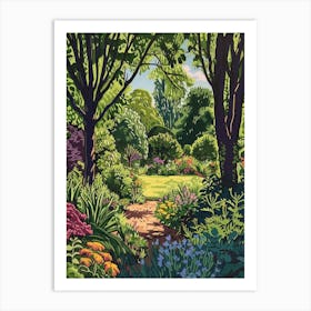 Wimbledon Common London Parks Garden 3 Painting Art Print