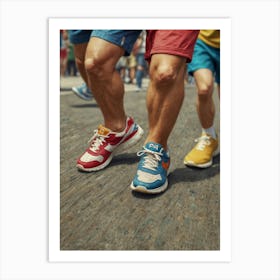 Runner'S Legs Art Print