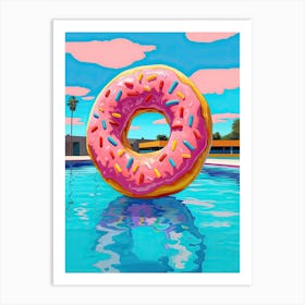 Colour Pop Donuts 6 Art Print