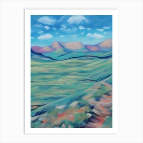 Desert Mountains Art Print