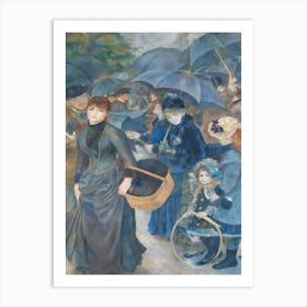 The Umbrellas, Pierre Auguste Renoir Art Print