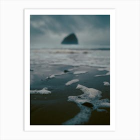 Cape Kiwanda Pacific City Dark Blue Shore Affiche