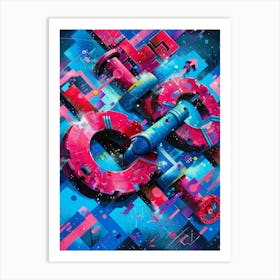 Futuristic Art Art Print