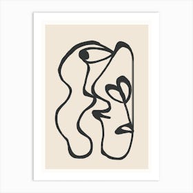 Minimal Abstract Art 10 Art Print