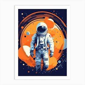 Stellar Adventurer: Astronaut's Quest Art Print