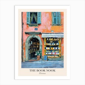 Florence Book Nook Bookshop 2 Poster Art Print