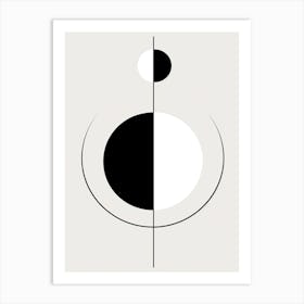 Minimal Abstract Shapes 6 Art Print