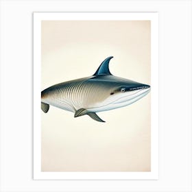 Cookiecutter Shark 3 Vintage Art Print