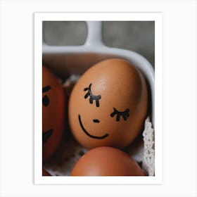 Happy Eggs 2 Art Print