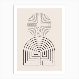Labyrinth 2 Art Print