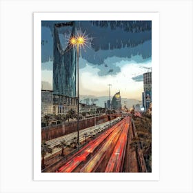 City Of Riyadh Saudi Arabia Art Print