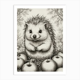 Hedgehog 14 Art Print