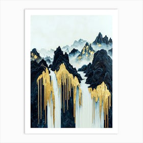 Carpathians Shine Opulent Modernism Art Print