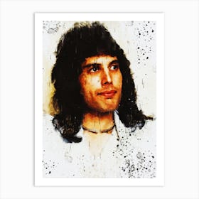Freddie Mercury 2 Art Print