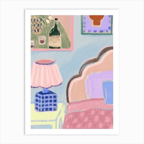 Room With A Lamp Art Print