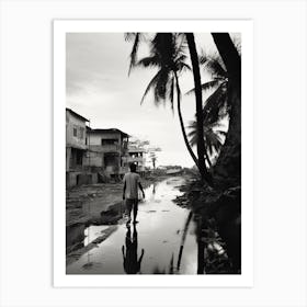 Philippines, Black And White Analogue Photograph 1 Art Print