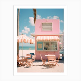 Beach Kiosk Art Print