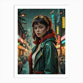 Street Girl Art Print