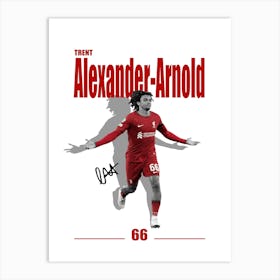 Trent Alexander Arnold Minimalist Art Print