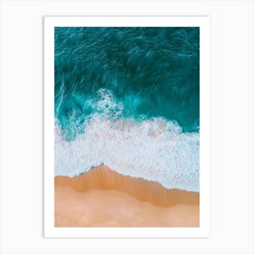 Aerial View Of A Beach 149 Art Print