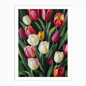 Tulips  Flower Art Print