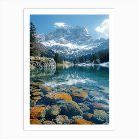 Dolomite Lake Art Print