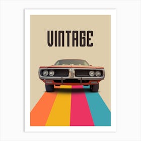 Vintage Car Art Print