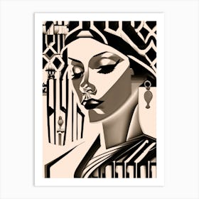 Nubian Queen Dark Art Print