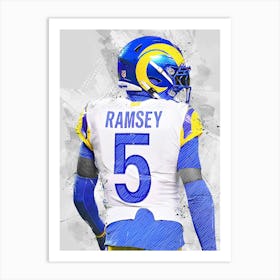 Jalen Ramsey Los Angeles Rams Art Print