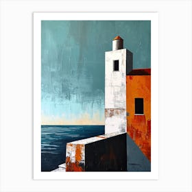 Lighthouse in Italy Art Print