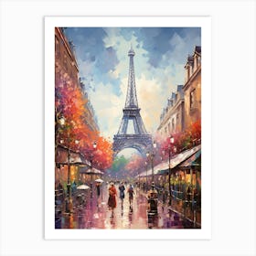 Eiffel Elegance: Parisian Icon in the Skyline Art Print