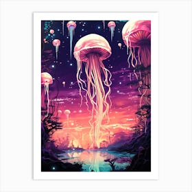 Jellyfish 1 Art Print