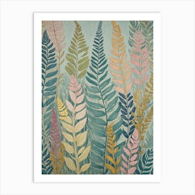 Dance Of The Ferns Art Print