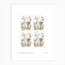 Cute Animals Collection Lamb 2 Art Print