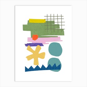 Abstract Shapes Art Print