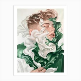 'Smoke' 11 Art Print