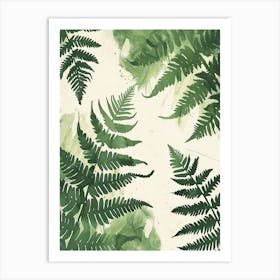 Pattern Poster Tassel Fern 1 Art Print