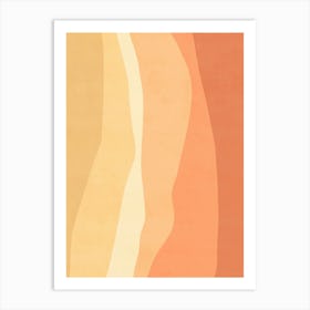 Abstract Wavy Lines - Lf Art Print